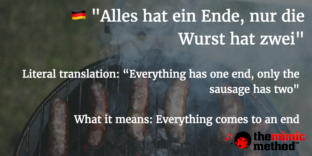 German idioms