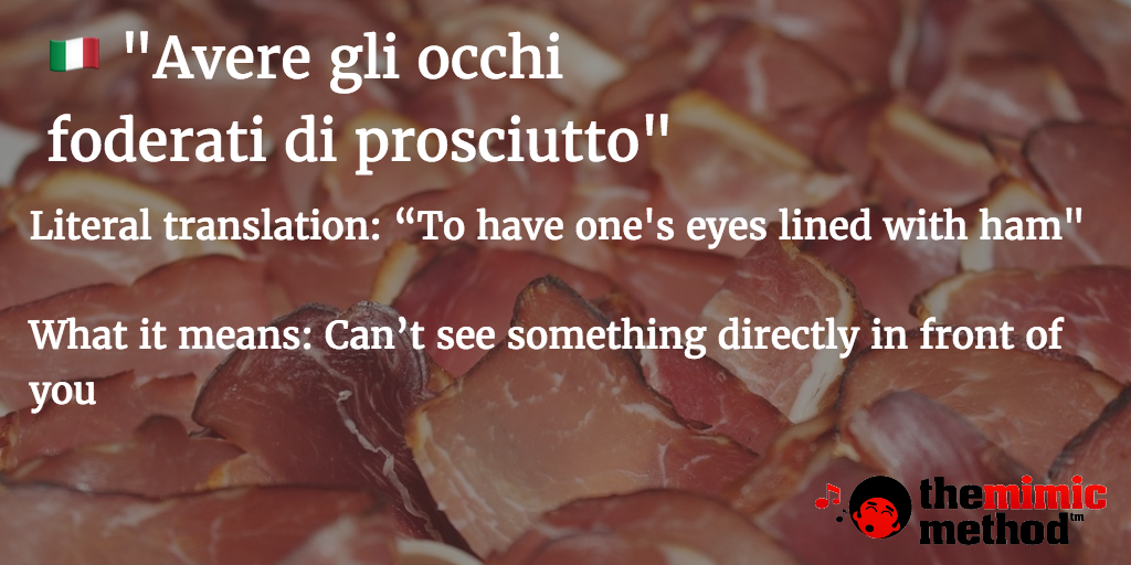 Italian idioms